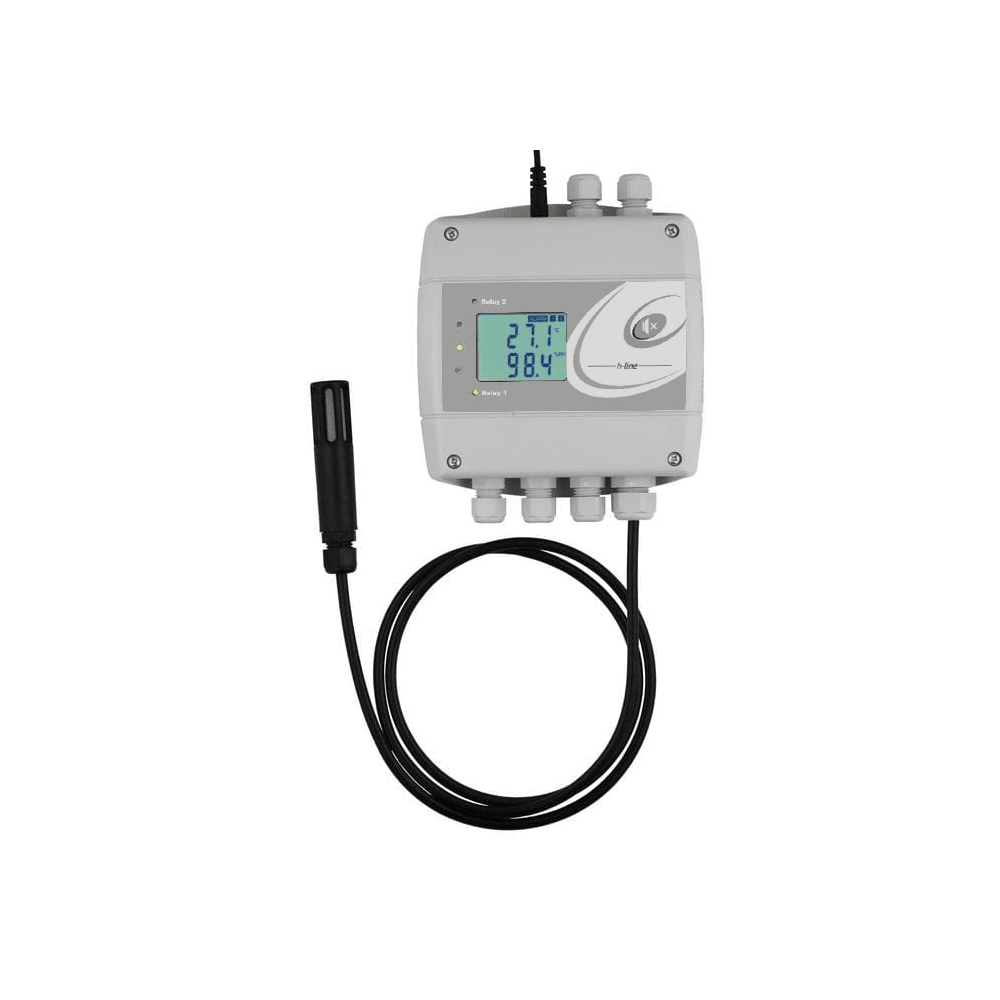 STRE-104 Temp. RV. Regelaar (ext. probe), 3x digi ingang, 2x relais, Ethernet