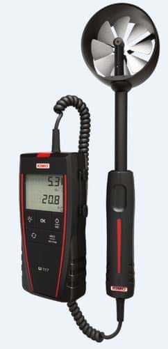 Kimo LV110-111-117 draagbareluchtsnelheidmeter