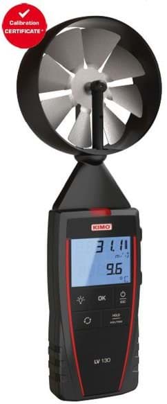 Kimo LV130 draagbare luchtsnelheidsmeter