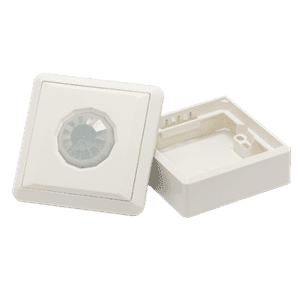 Motion sensor for flush-mounted box direct light switching series LA15