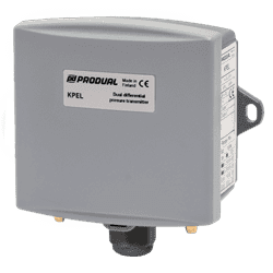 Dual differential pressure transmitter for air handling series KPEL