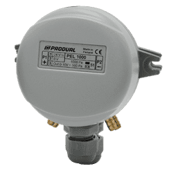 Differential pressure transmitter for air handling and filter monitoring series PEL1000