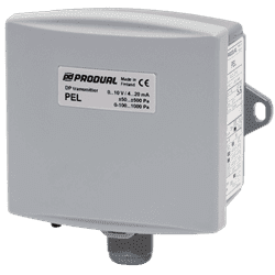 Differential pressure transmitter for air handling series PEL