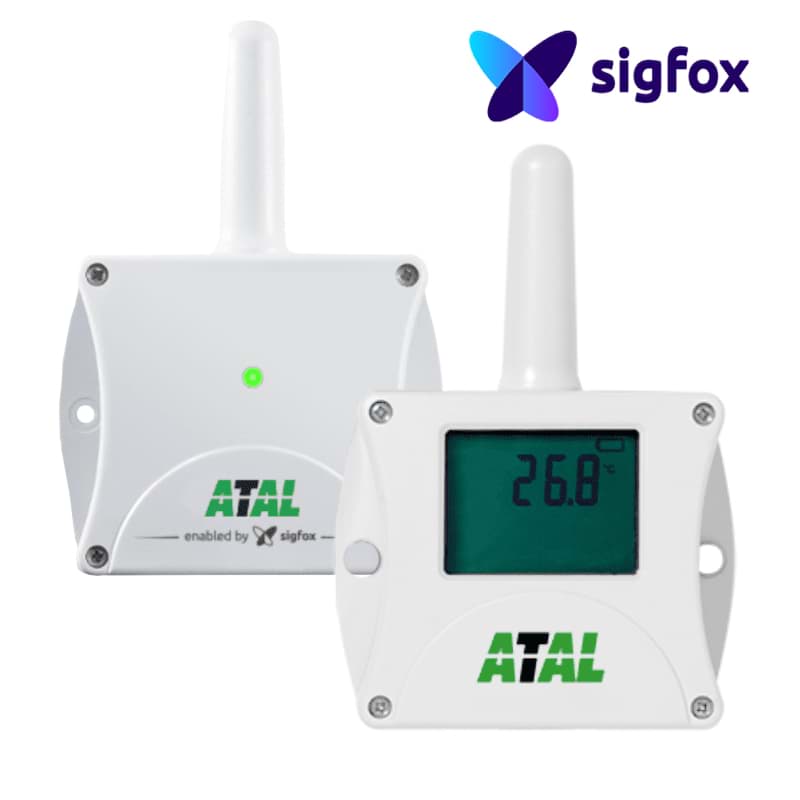 ASF-01 Draadloze temperatuur sensor, Sigfox, batterij gevoed