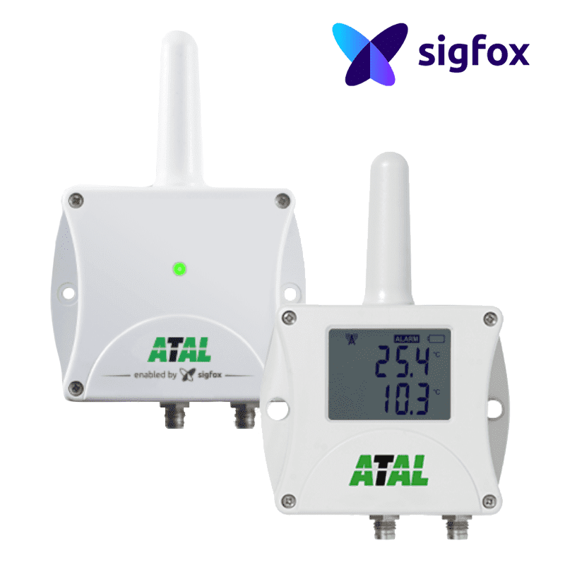 ASF-03 Draadloze 3-kanaals temperatuur sensor met Sigfox communicatie