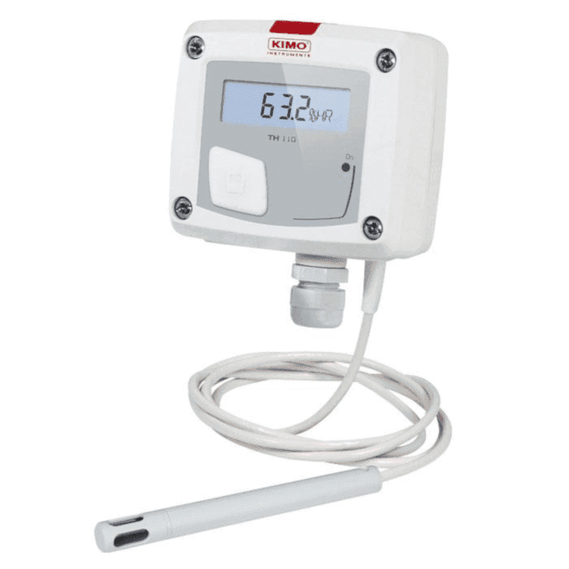 Temperature and Humidity Sensor/Transmitter with Display, Duct Mounted