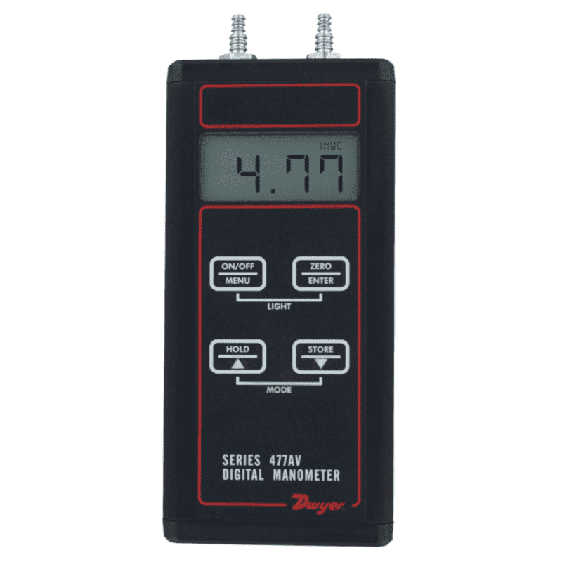Dwyer handheld digital manometer series 477AV