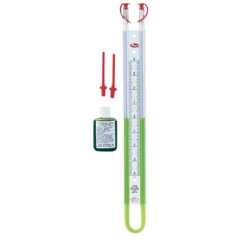 Dwyer U-tube liquid column manometer series Flex-Tube