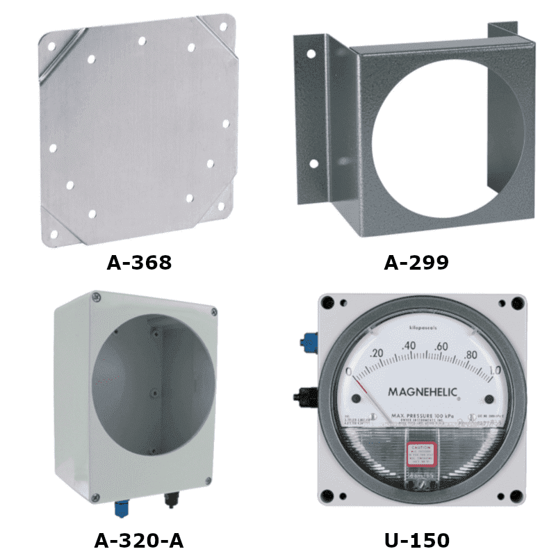 Dwyer Magnehelic mounting accessories