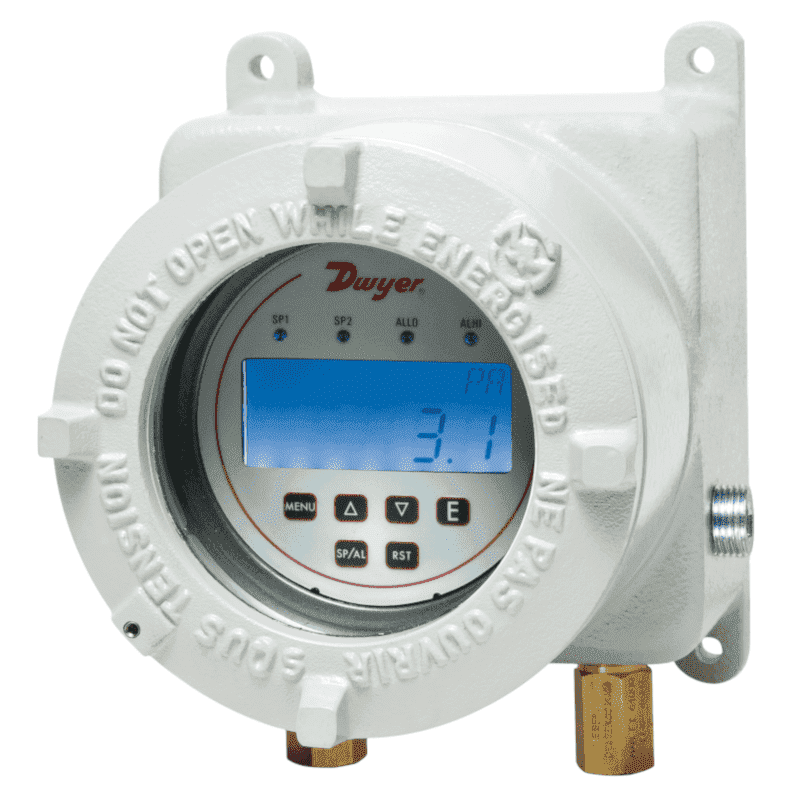 Dwyer ATEX differential pressure controller series AT2DH3