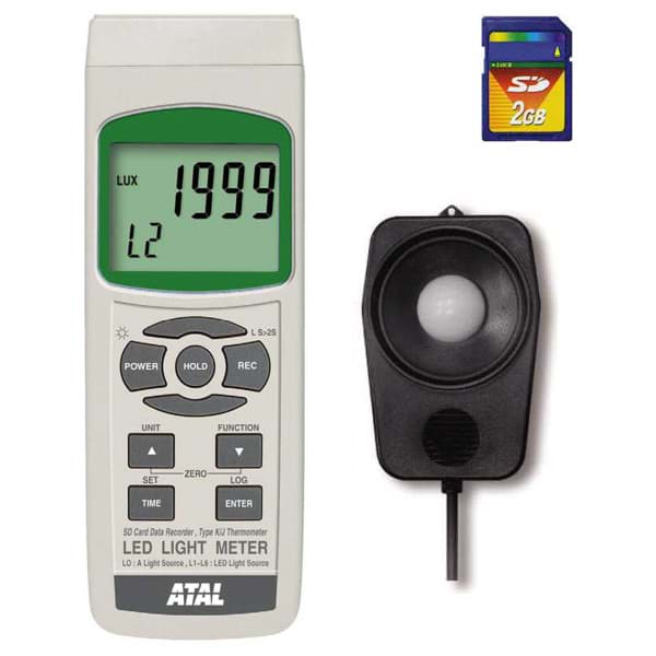 SD-LXx1148 lichtmeter met SD kaart